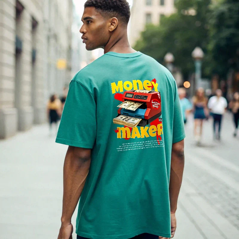 Camiseta streetwear ancha MONEY MAKER - Image 5