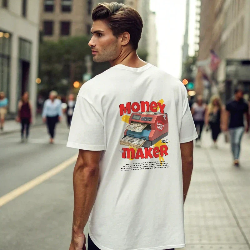 Camiseta streetwear ancha MONEY MAKER - Image 6