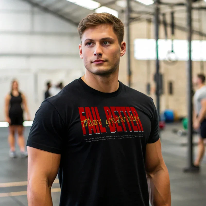 FAIL BETTER THAN YESTERDAY MUSCLE FIT - Image 5