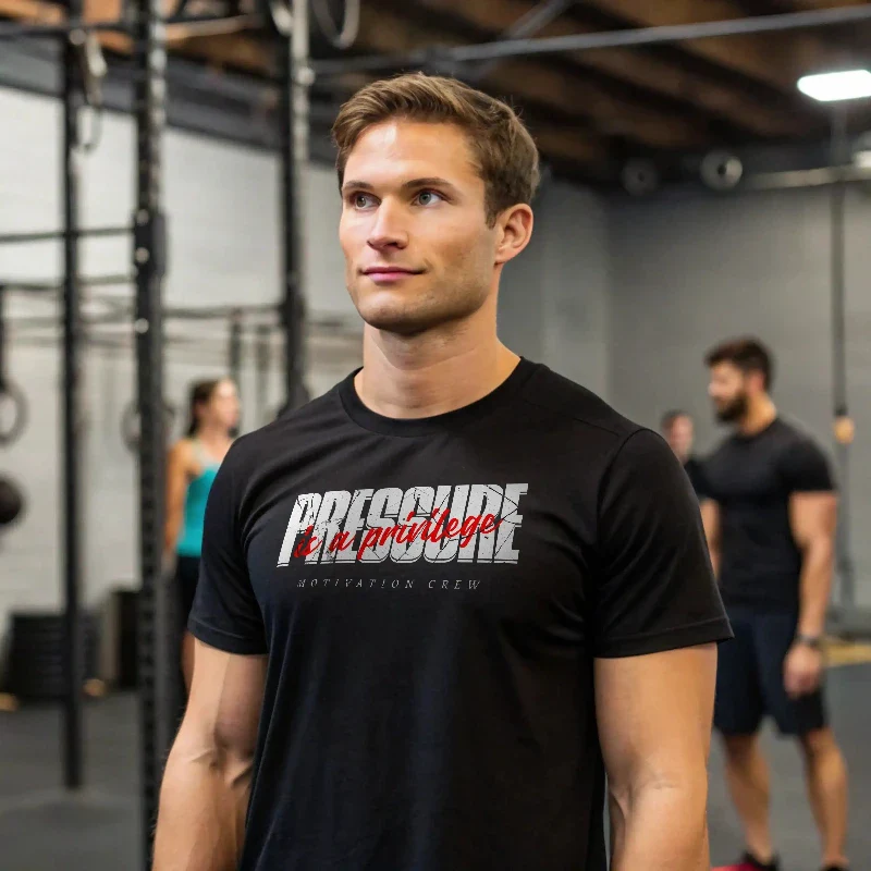 PRESSURE IS A PRIVILEGE MUSCLE FIT - Image 3