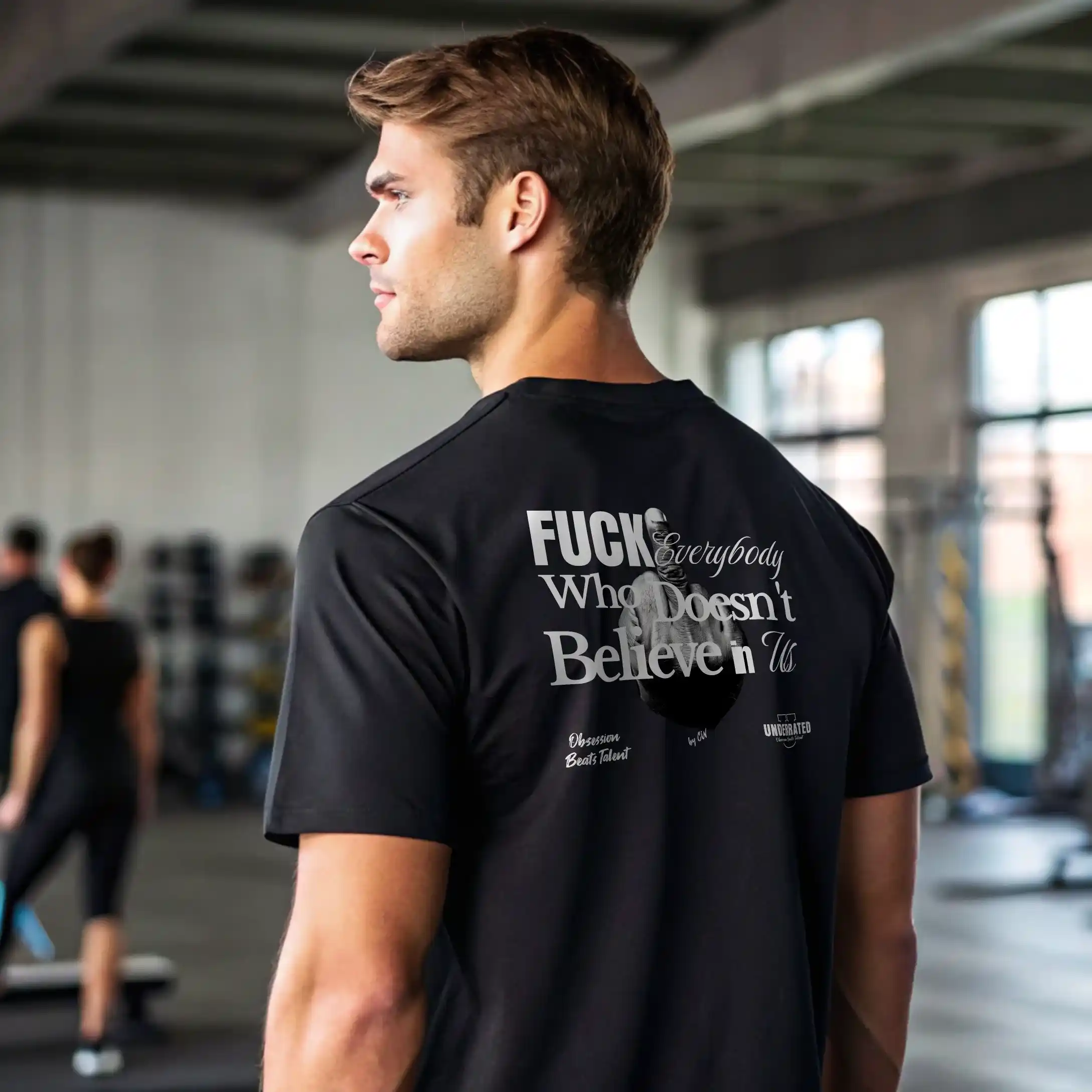 Camiseta streetwear ancha FUCK EVERYBODY - Image 5