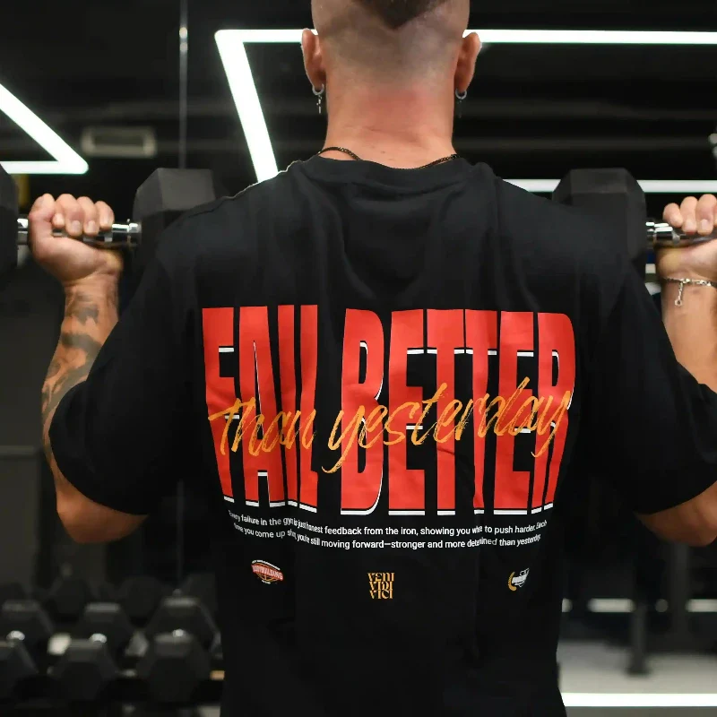 FAIL BETTER THAN YESTERDAY OVERSIZE - Image 2