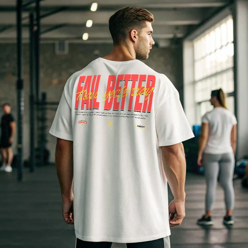 FAIL BETTER THAN YESTERDAY OVERSIZE - Image 4