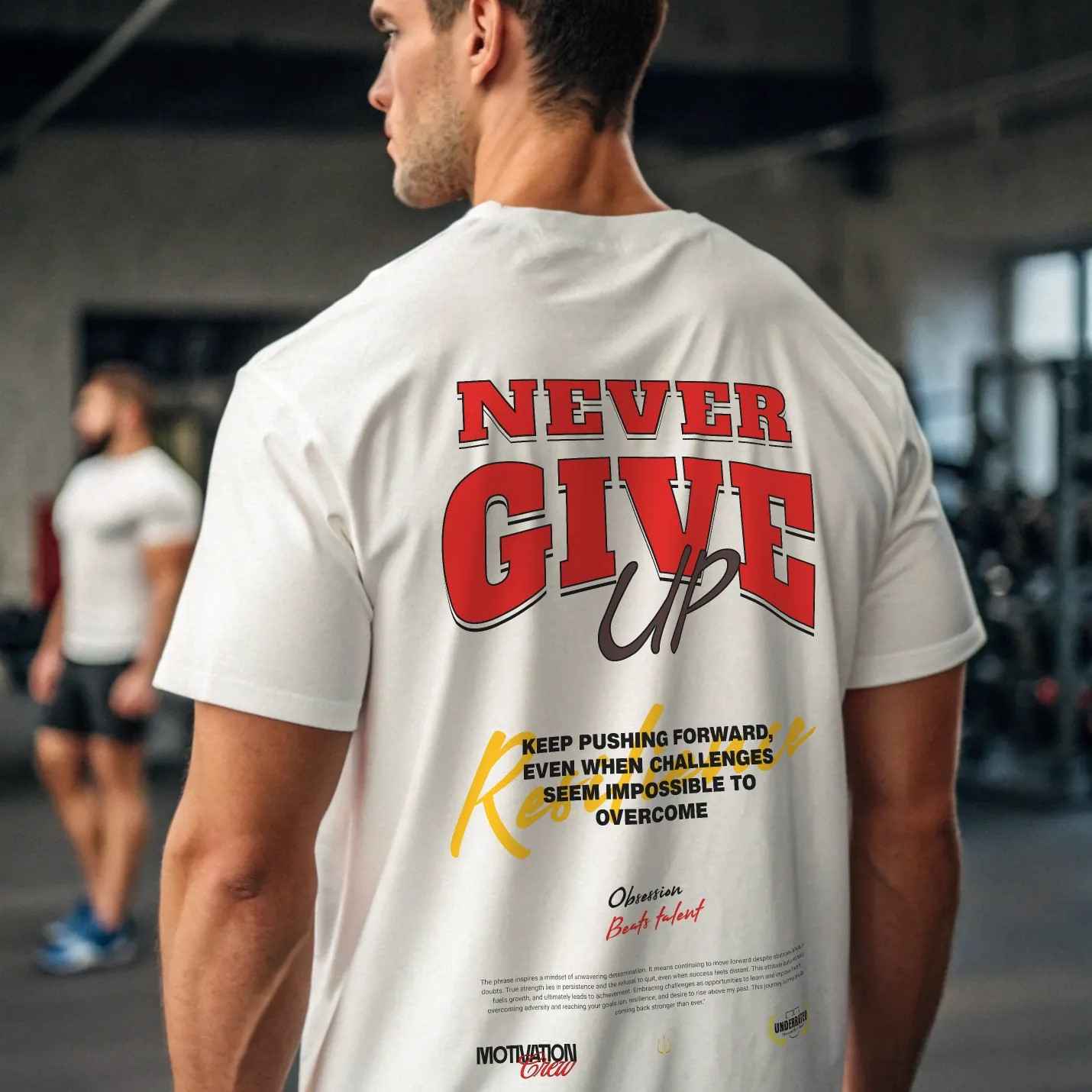 NEVER GIVE UP OVERSIZE - Image 10