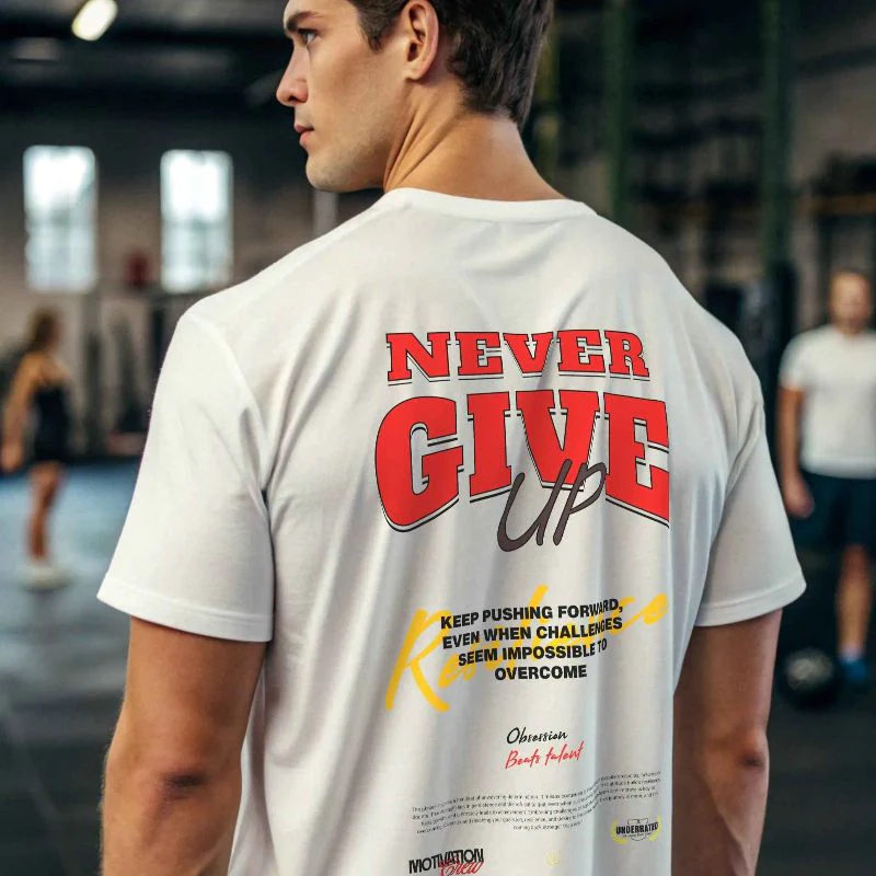 NEVER GIVE UP OVERSIZE - Image 3