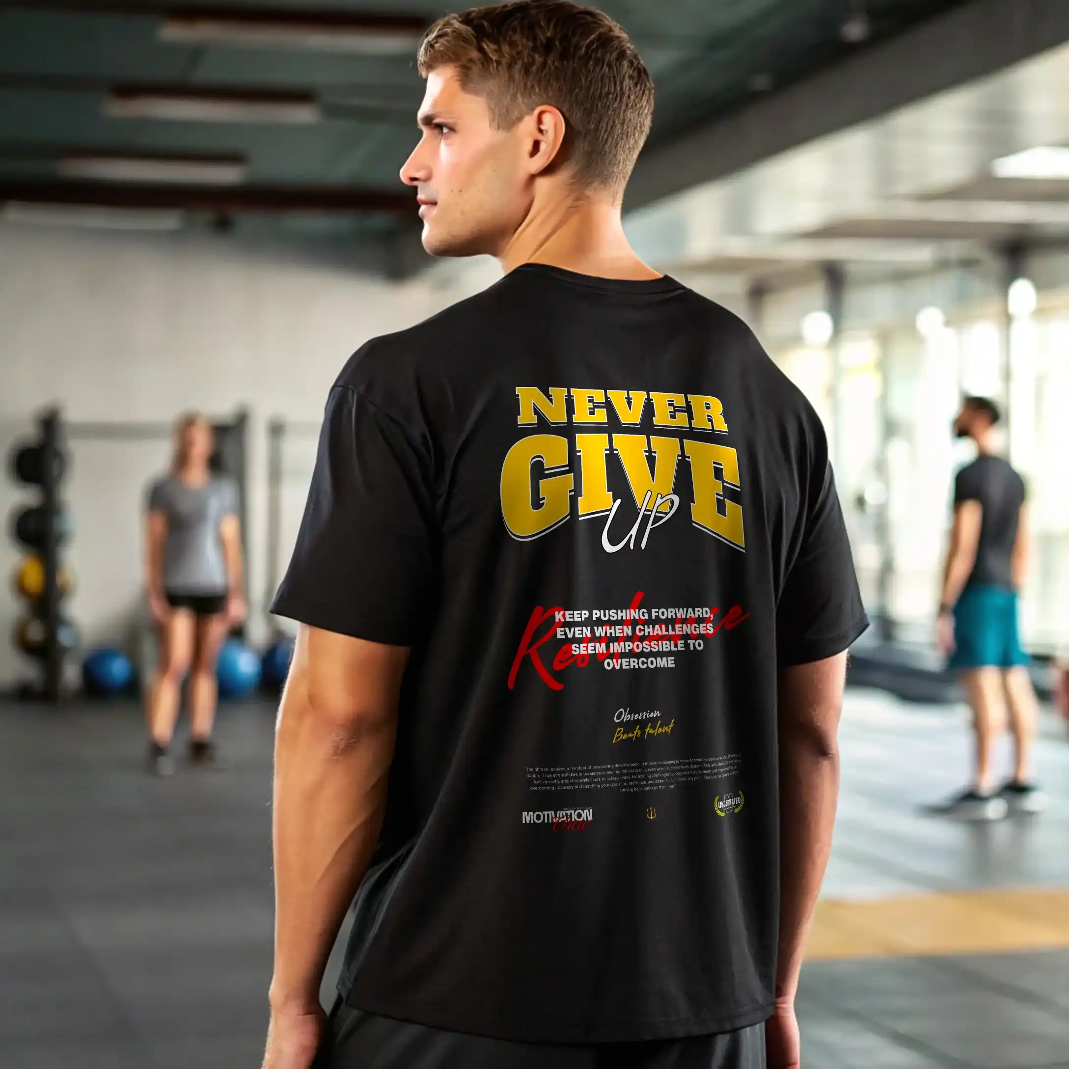 NEVER GIVE UP OVERSIZE - Image 7