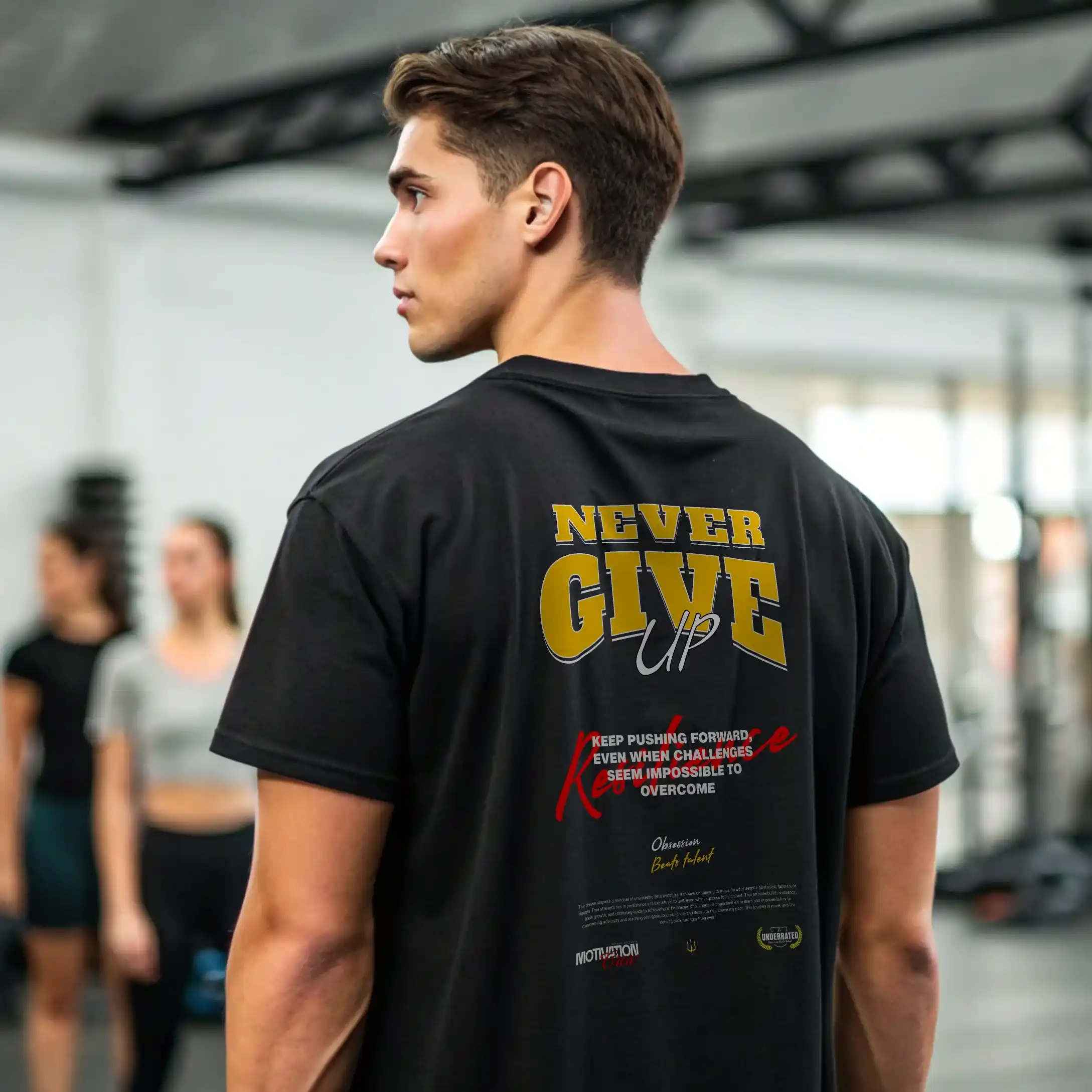 NEVER GIVE UP OVERSIZE - Image 8