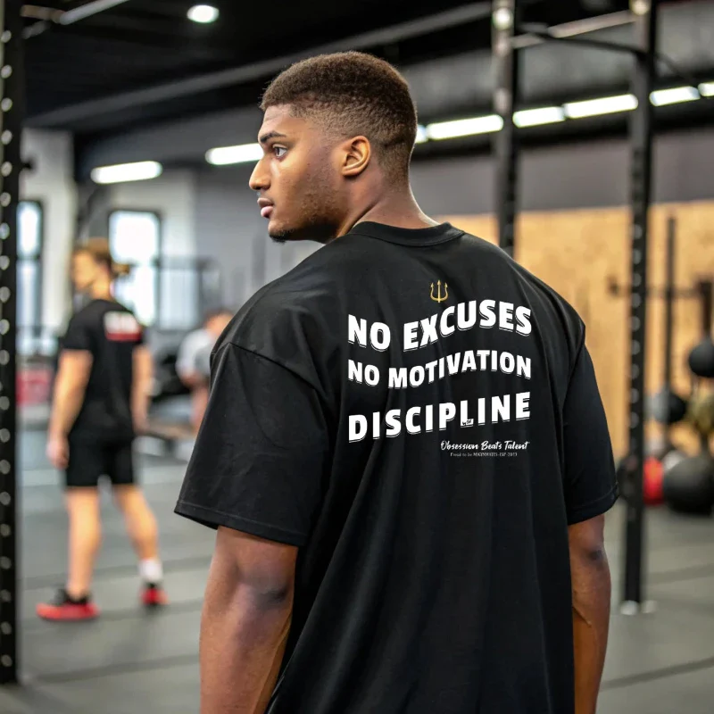 NO EXCUSES NO MOTIVACIÓN DISCIPLINE OVERSIZE - Image 7