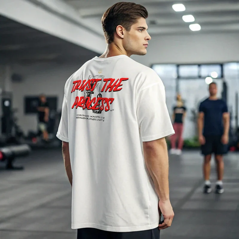 Camiseta streetwear ancha TRUST THE PROCESS CHESS - Image 3
