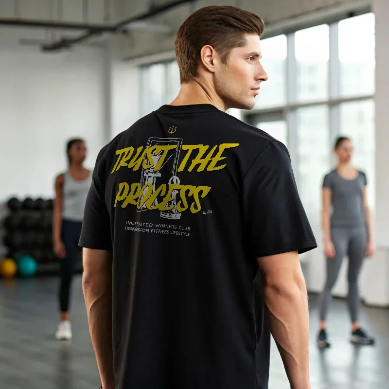 Camiseta streetwear ancha TRUST THE PROCESS CHESS - Image 4