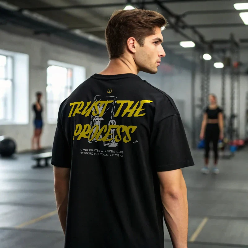 Camiseta streetwear ancha TRUST THE PROCESS CHESS - Image 5