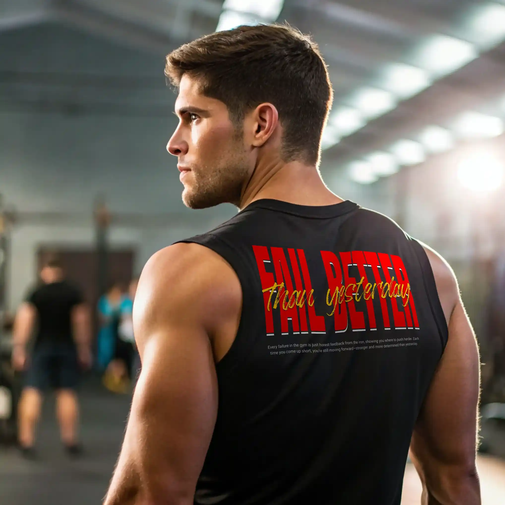 FAIL BETTER THAN YESTERDAY TANK - Image 2