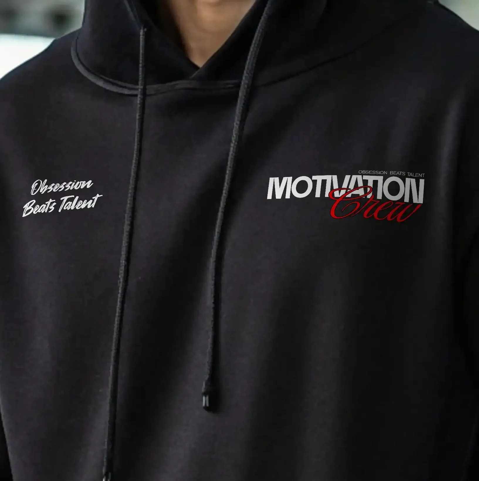 Sudadera gym UNDERRATED WINNERS CLUB BLACK - Image 9