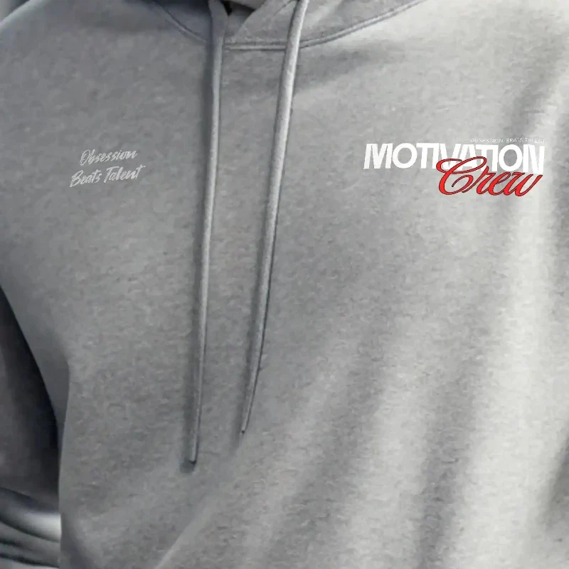 Sudadera gym gris TRUST THE PROCESS - Image 8