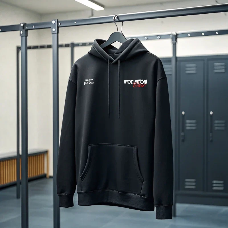 Sudadera gym UNDERRATED WINNERS CLUB BLACK - Image 5
