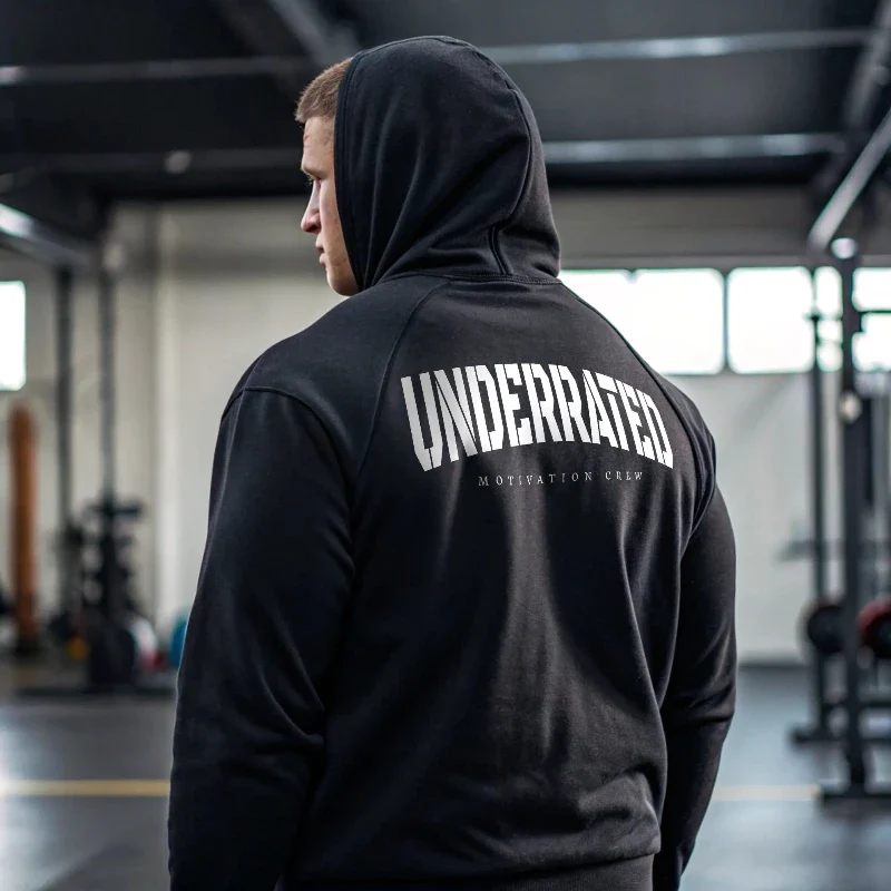 Sudadera gym negra UNDERRATED OBT - Image 10