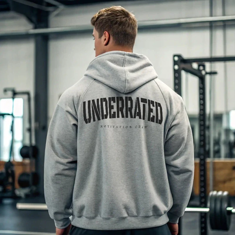 Sudadera gym gris UNDERRATED OBT - Image 6